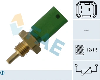 Sensor, coolant temperature (33727)