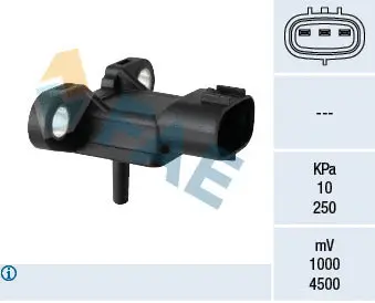 Sensor, intake manifold pressure (15160)