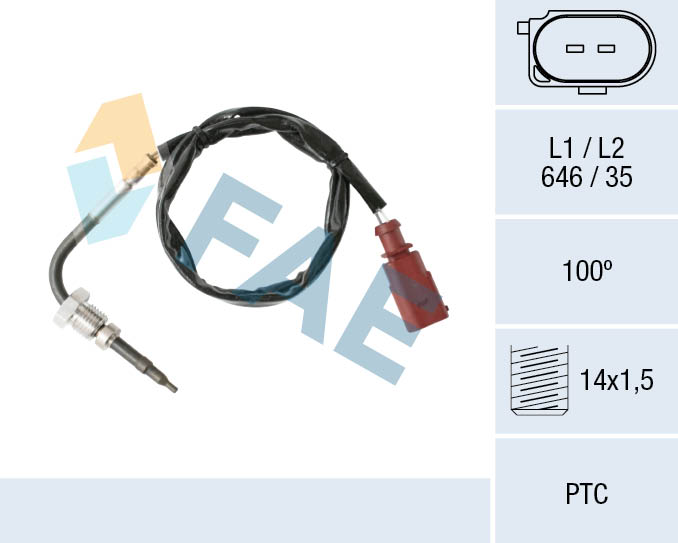 Sensor, exhaust gas temperature (68002)