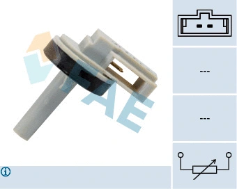 Sensor, interior temperature (33870)