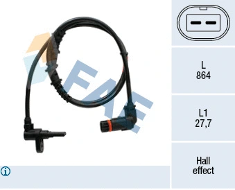 Sensor, wheel speed (78529)