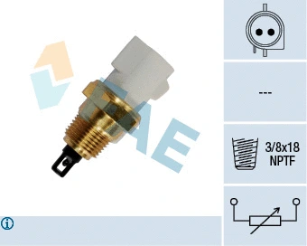 Sensor, intake air temperature (33440)