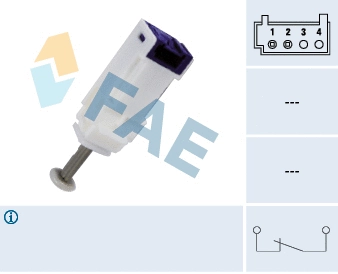 Switch, clutch control (cruise control) (24792)