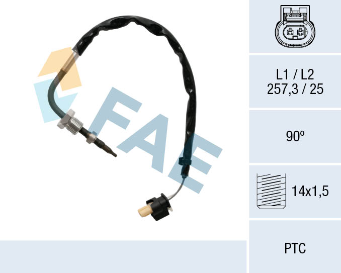 Sensor, exhaust gas temperature (68031)
