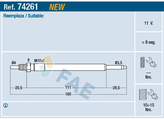 Glow Plug (74261)