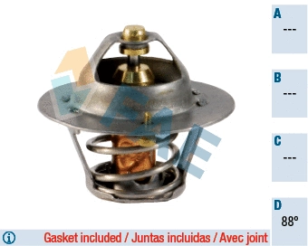 Thermostat, coolant (5323988)