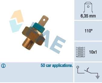 Temperature Switch, coolant warning lamp (35340)