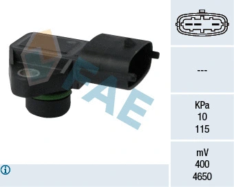 Sensor, intake manifold pressure (15125)