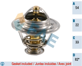 Thermostat, coolant (5304182)