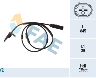 Sensor, wheel speed (78292)