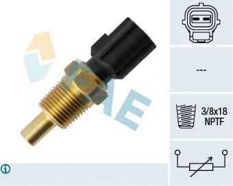 Sensor, coolant temperature (33755)