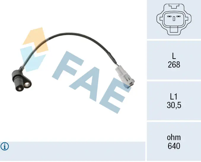 Sensor, crankshaft pulse (79538)