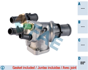 Thermostat, coolant (5341388)