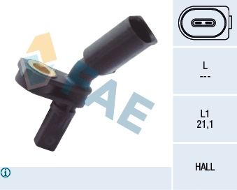 Sensor, wheel speed (78103)