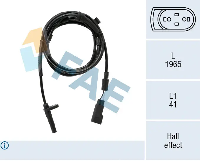 Sensor, wheel speed (78544)