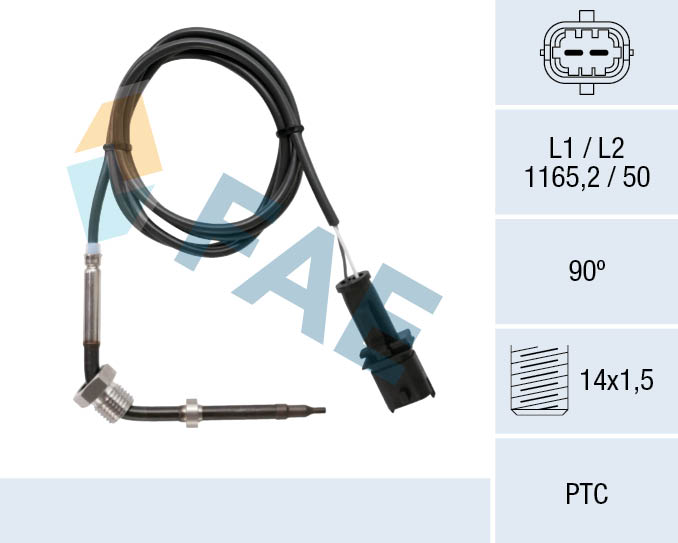 Sensor, exhaust gas temperature (68044)