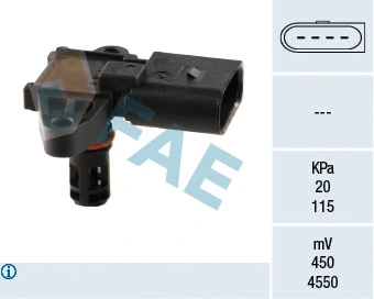 Sensor, intake manifold pressure (15034)