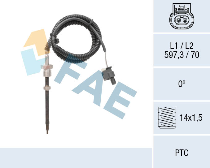 Sensor, exhaust gas temperature (68018)