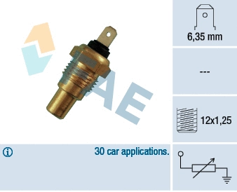Sensor, coolant temperature (31680)