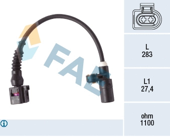 Sensor, wheel speed (78279)