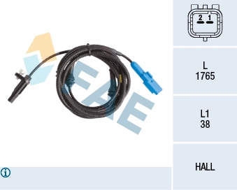 Sensor, wheel speed (78234)
