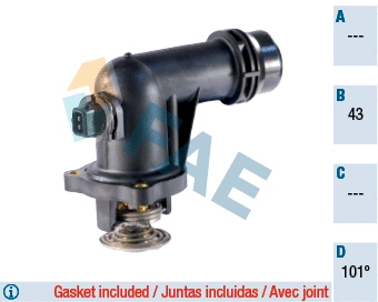 Thermostat, coolant (5348501)