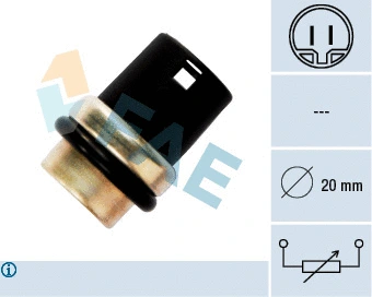 Sensor, coolant temperature (33610)