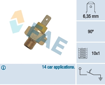 Temperature Switch, coolant warning lamp (35345)