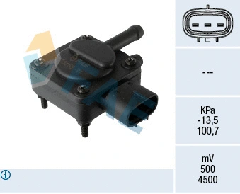 Sensor, exhaust pressure (16153)