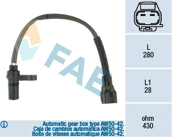 Sensor, crankshaft pulse (79123)