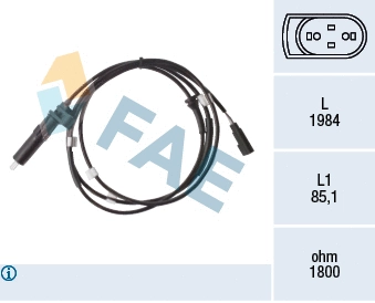 Sensor, wheel speed (78475)