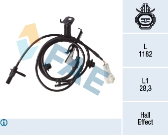 Sensor, wheel speed (78391)