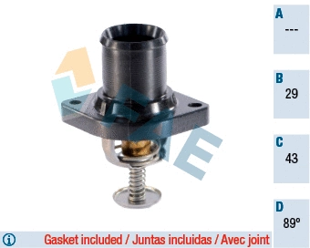 Thermostat, coolant (5322989)