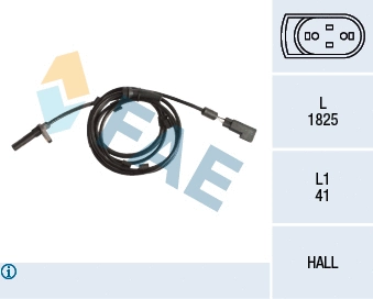Sensor, wheel speed (78259)