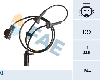 Sensor, wheel speed (78184)