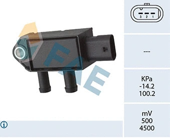 Sensor, exhaust pressure (16134)