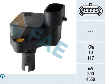 Sensor, intake manifold pressure (15066)