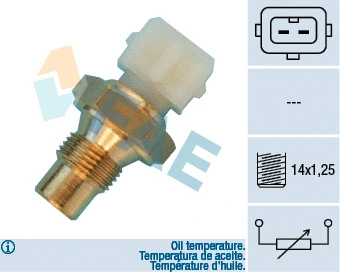 Sensor, oil temperature (33660)