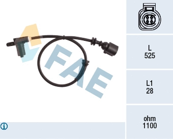 Sensor, wheel speed (78175)