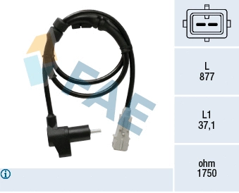Sensor, wheel speed (78371)