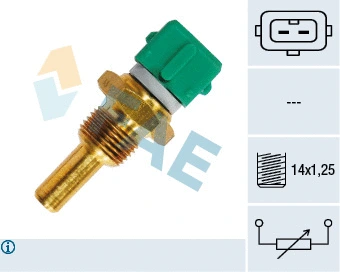 Sensor, cylinder head temperature (33190)