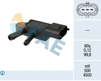 Sensor, exhaust pressure (16152)