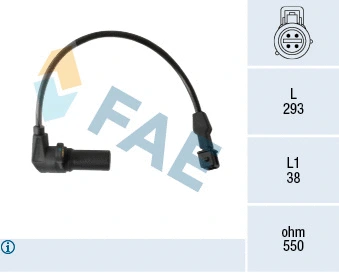 Sensor, crankshaft pulse (79480)