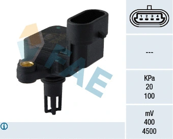 Sensor, intake manifold pressure (15071)