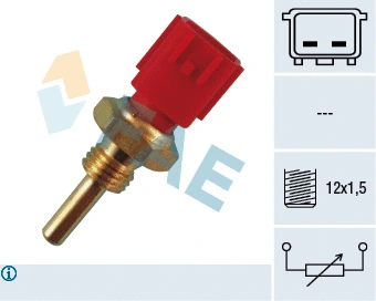 Sensor, coolant temperature (33110)