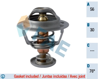 Thermostat, coolant (5322576)