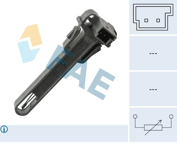 Sensor, interior temperature (33924)