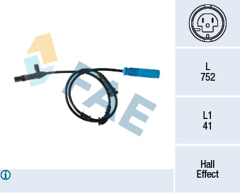 Sensor, wheel speed (78392)