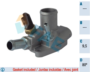 Thermostat, coolant (5314580)
