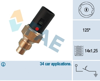Temperature Switch, coolant warning lamp (35360)